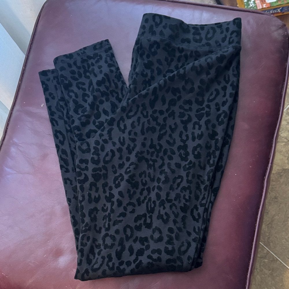 Cato Black Leopard Print Leggings